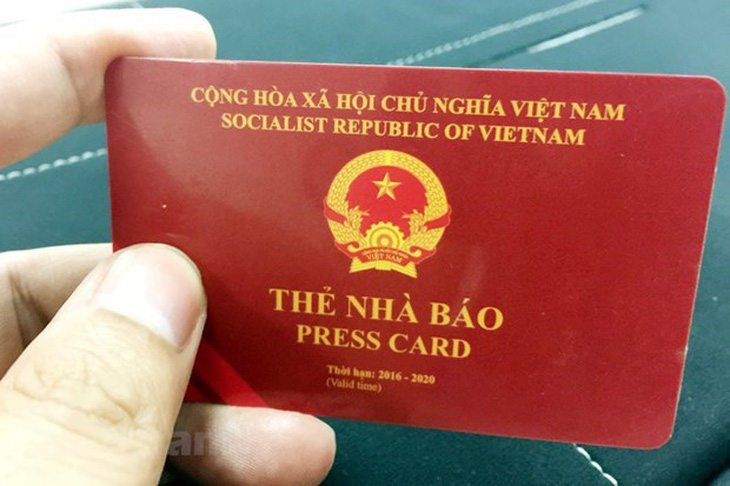 Công bố mẫu thẻ nhà báo kỳ hạn 2021 - 2025 - Ảnh 1.