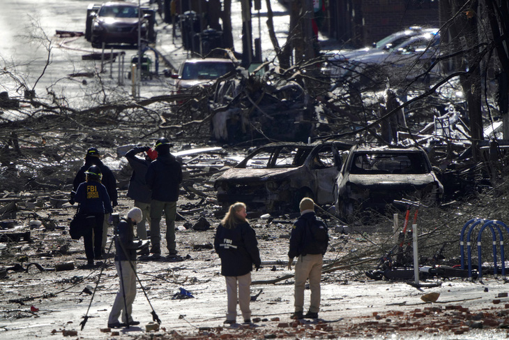 Vụ nổ ở Nashville có thể là đánh bom tự sát - Ảnh 1.