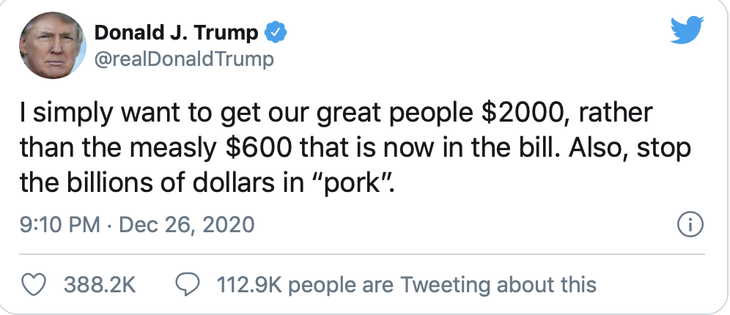 Vì sao ông Trump nói chủ tịch Hạ viện Pelosi ngưng dùng tỉ đô cho ‘thịt heo’? - Ảnh 2.