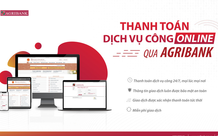 Agribank đẩy mạnh thanh toán điện tử dịch vụ công