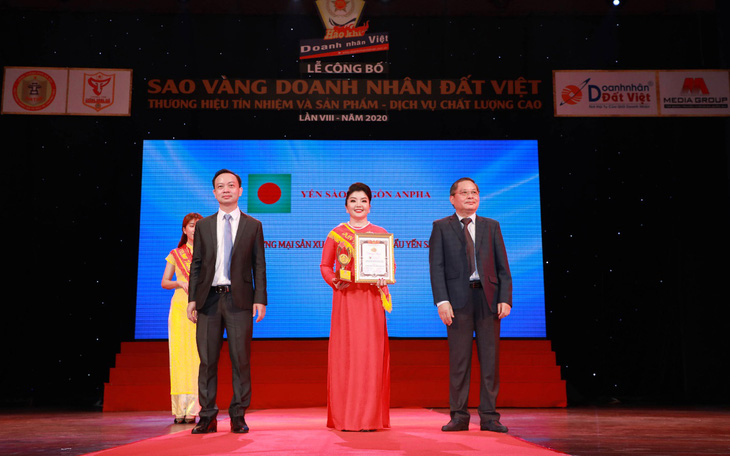 Yến Sào Sài Gòn Anpha ‘thắng lớn’ tại hào khí doanh nhân Việt 2020