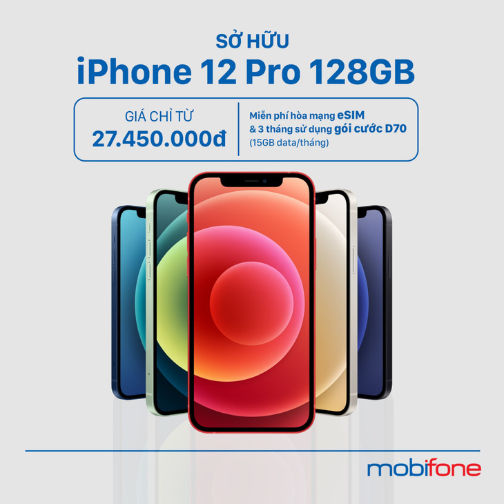 Tậu iPhone 12, xài mạng 5G, kèm cực nhiều ưu đãi khủng từ MobiFone - Ảnh 2.