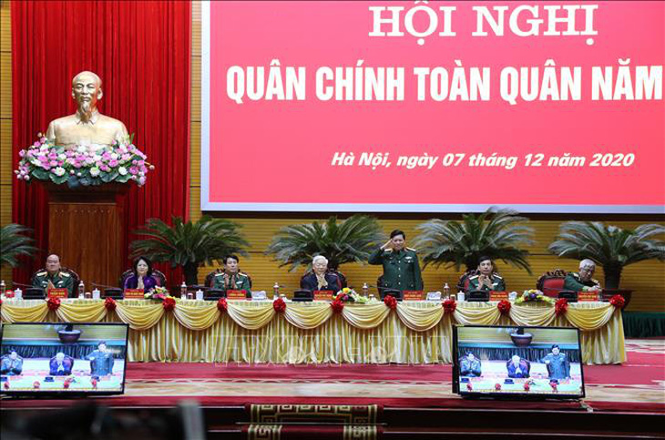 Tổng bí thư, Chủ tịch nước Nguyễn Phú Trọng: Quân đội tuyệt đối không được chủ quan, thỏa mãn - Ảnh 3.