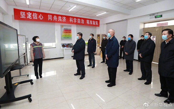 Chủ tịch Tập Cận Bình thị sát bệnh viện phòng chống corona ở Bắc Kinh - Ảnh 5.