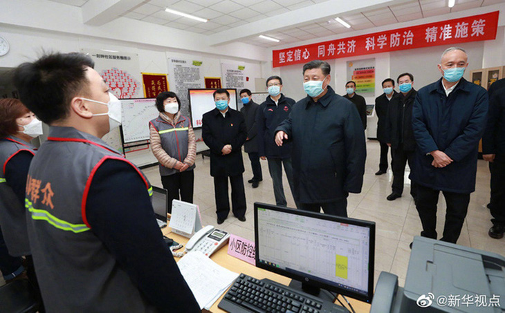 Chủ tịch Tập Cận Bình thị sát bệnh viện phòng chống corona ở Bắc Kinh - Ảnh 3.