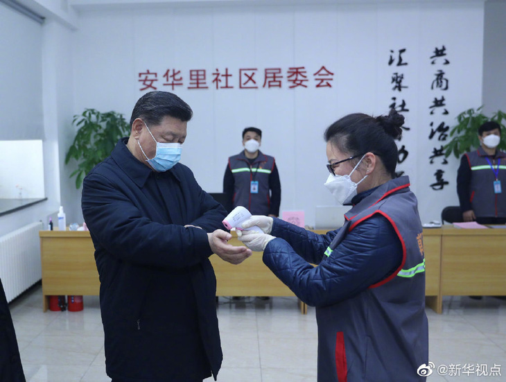 Chủ tịch Tập Cận Bình thị sát bệnh viện phòng chống corona ở Bắc Kinh - Ảnh 2.