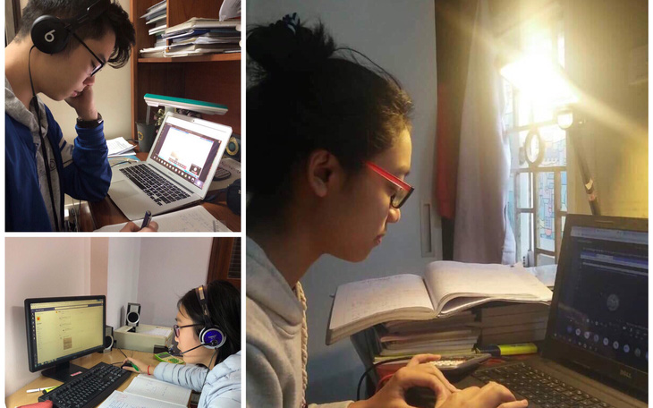 Trường THCS & THPT Nguyễn Tất Thành cho 100% học sinh học trực tuyến