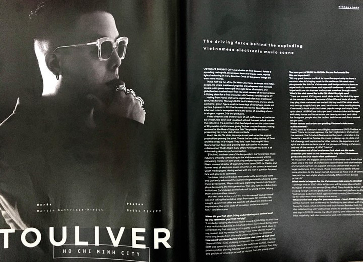 Nhà sản xuất âm nhạc Touliver lên bìa tạp chí Mixmag - Ảnh 4.