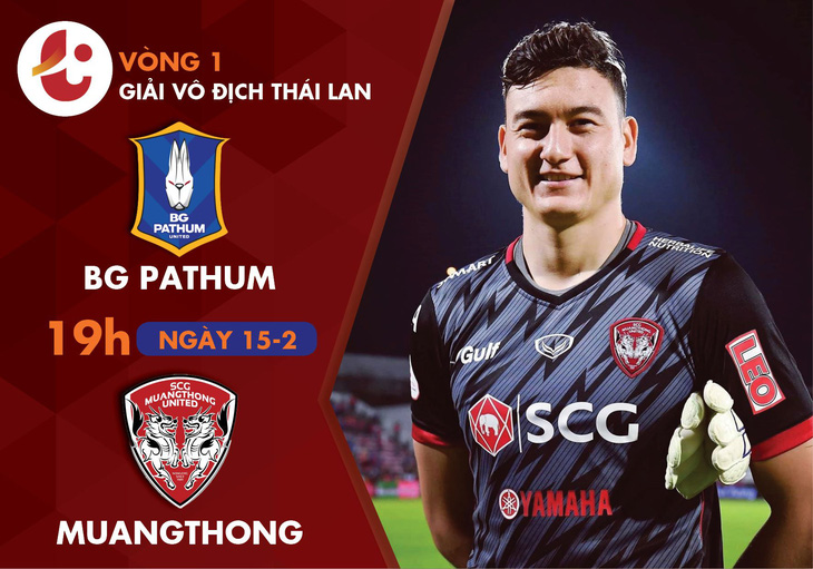 Lịch thi đấu của Văn Lâm ở ngày khai mạc Thai-League - Ảnh 1.
