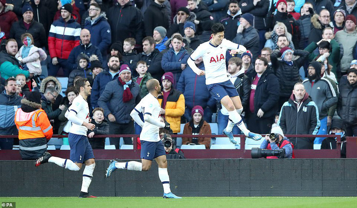 Son Heung Min lập cú đúp, Tottenham thắng nghẹt thở Aston Villa - Ảnh 2.