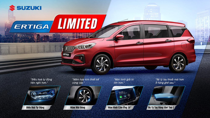 Ertiga Limited có gì mới  để phục vụ khách Việt? - Ảnh 1.