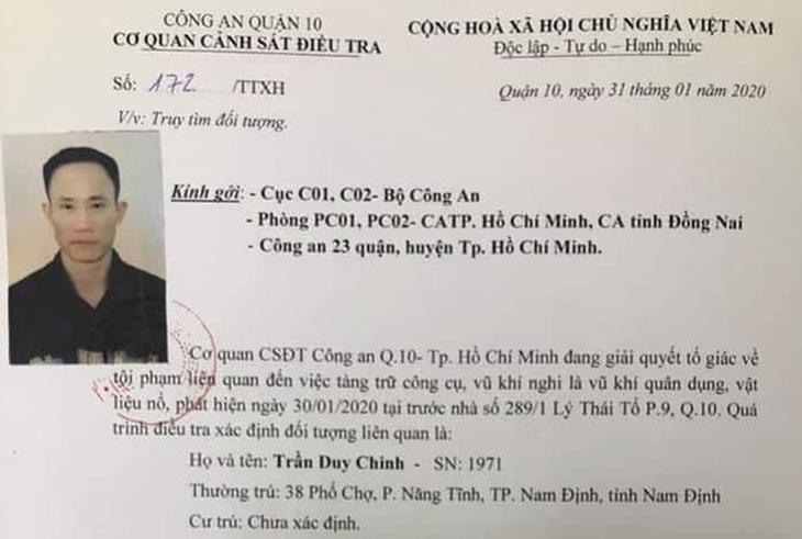 Đối tượng ôm lựu đạn cố thủ ở quận 10 bị bắt tại Đồng Nai sau khi đấu súng với công an - Ảnh 3.