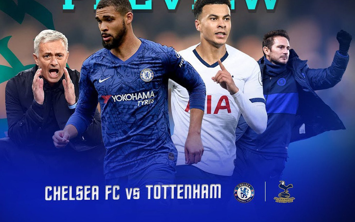 Lịch trực tiếp bóng đá châu Âu 22-2: Chelsea đại chiến Tottenham