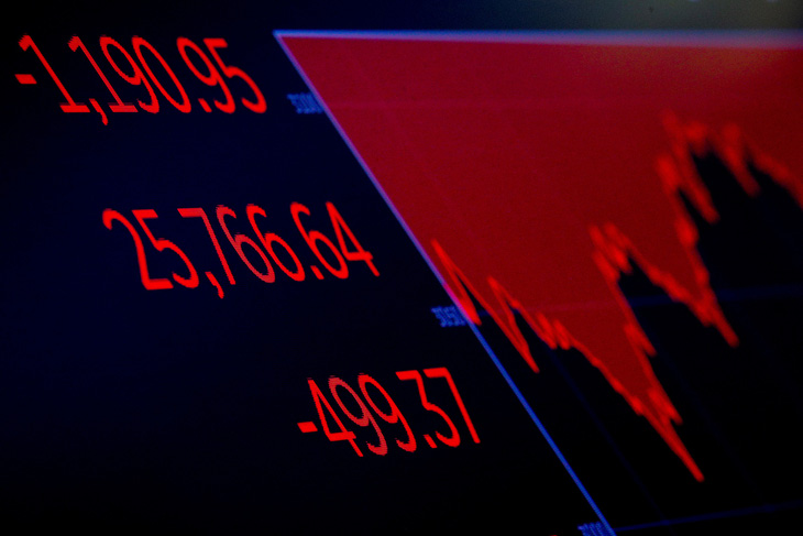 Chứng khoán Mỹ rực lửa, Dow Jones mất gần 2.000 điểm vì corona - Ảnh 1.