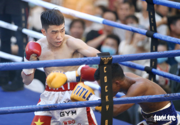 Đêm toàn thắng của quyền Anh Việt Nam tranh đai WBO châu Á - Thái Bình Dương - Ảnh 7.