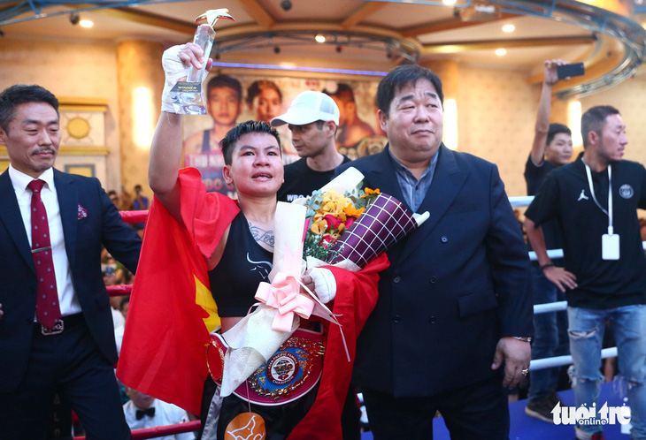 Đêm toàn thắng của quyền Anh Việt Nam tranh đai WBO châu Á - Thái Bình Dương - Ảnh 10.