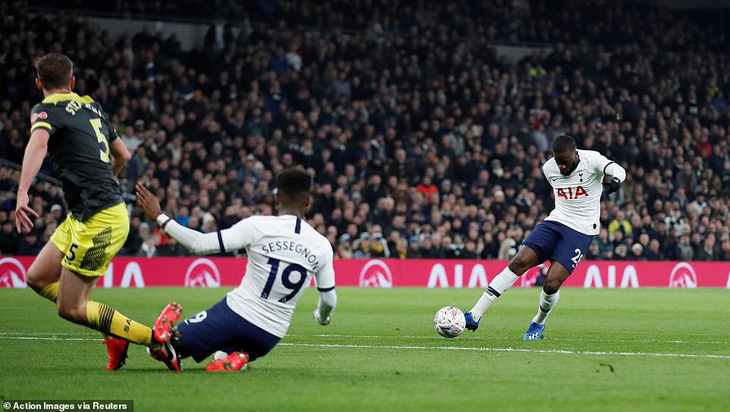 Thắng nghẹt thở Southampton, Tottenham vào vòng 5 Cúp FA - Ảnh 1.