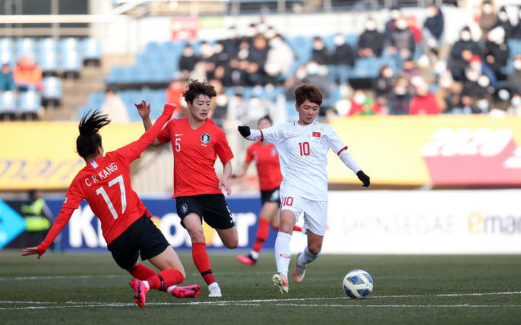 Thua Hàn Quốc 0-3, tuyển nữ Việt Nam xếp nhì bảng A
