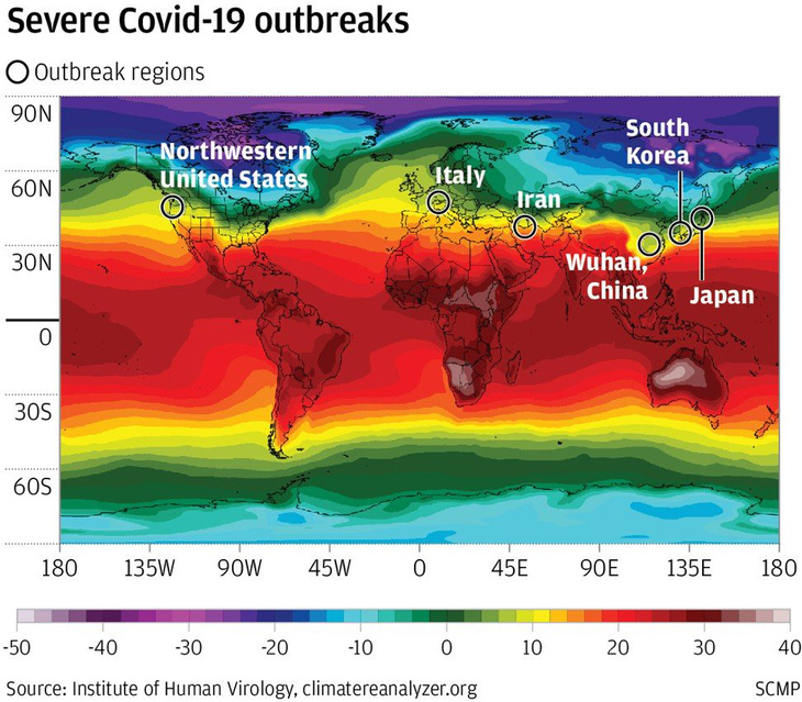 Phát hiện hành lang dịch COVID-19 ở Bắc bán cầu - Ảnh 1.