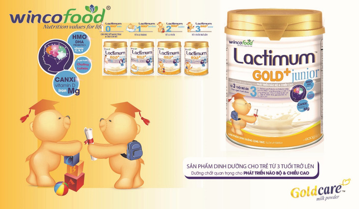 Lactimum gold+ Junior (Wincofood) - Sản phẩm khuyên dùng cho trẻ lên 3 trong mùa dịch - Ảnh 1.