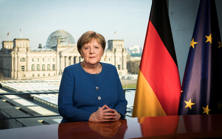 Thủ tướng Đức Angela Merkel tự cách ly ở nhà sau khi tiếp xúc người nhiễm COVID-19