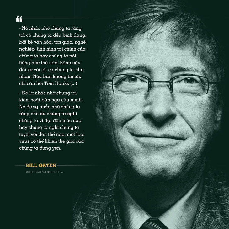 ‘Thư Bill Gates’ về COVID-19 trên mạng: Sự thật là Bill Gates không chỉnh đốn ai - Ảnh 2.