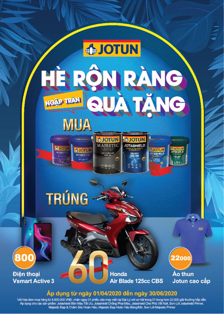 ‘Hè rộn ràng, ngập tràn quà tặng’ từ sơn Jotun - Ảnh 1.