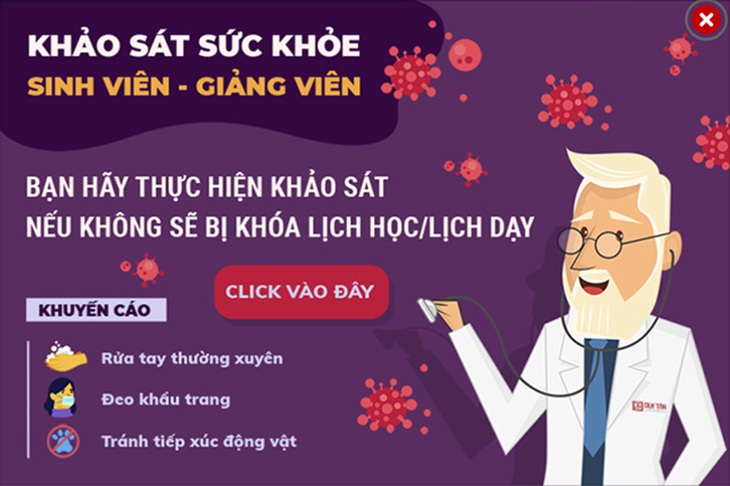 Sinh viên Duy Tân phòng chống dịch COVID-19 trong ngày đầu trở lại trường - Ảnh 12.
