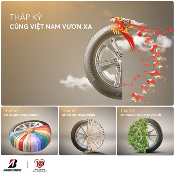 Bridgestone đánh dấu thập kỷ cùng Việt Nam vươn xa - Ảnh 1.