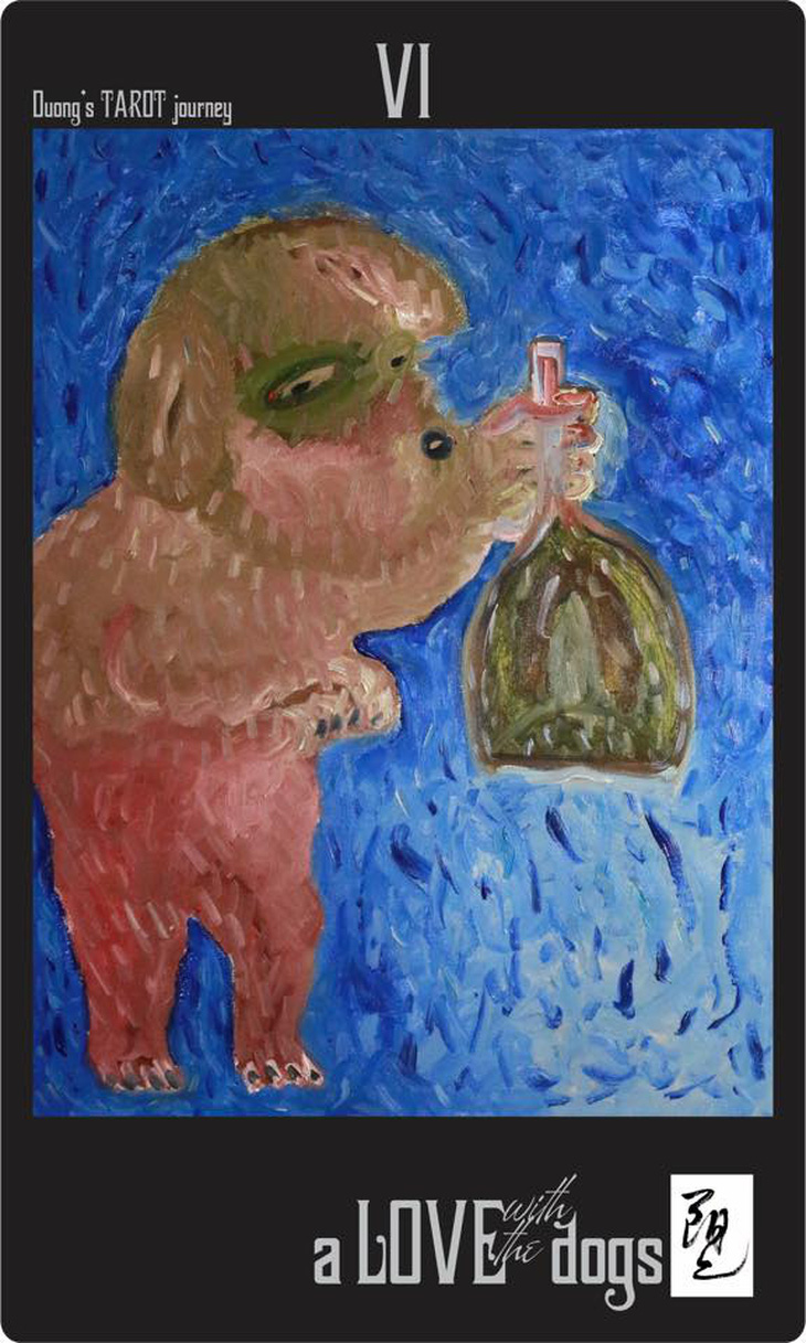 Bùi Hoàng Dương lại triển lãm 78 bức tranh chỉ toàn… chó Mông cộc - Ảnh 3.