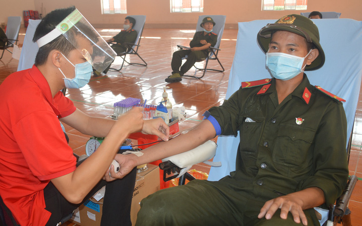 Gần 600 cán bộ, chiến sĩ Công an Sóc Trăng hiến máu cứu người