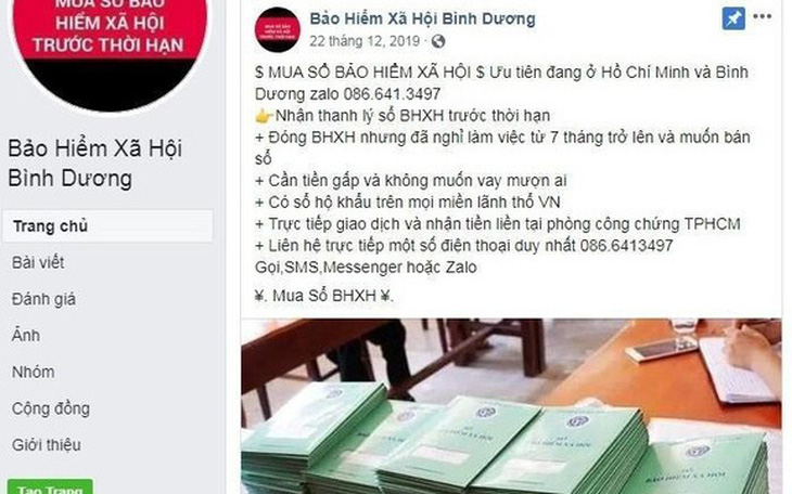 Triệu tập cặp vợ chồng mua gom sổ bảo hiểm xã hội