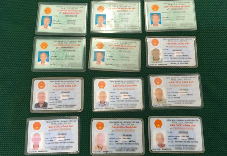 Một người ăn xin ở TP.HCM có 5 giấy chứng minh nhân dân và 7 căn cước công dân - Ảnh 1.