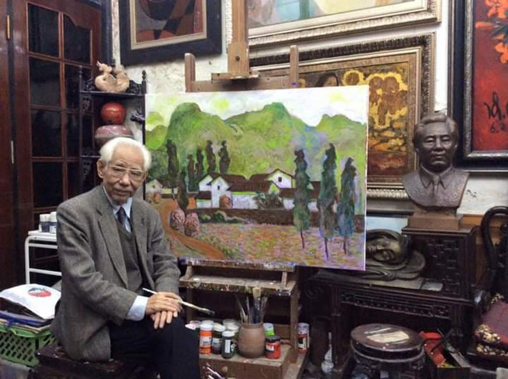 Nguyên chủ tịch Hội Mỹ thuật Việt Nam, họa sĩ Trần Khánh Chương qua đời - Ảnh 1.
