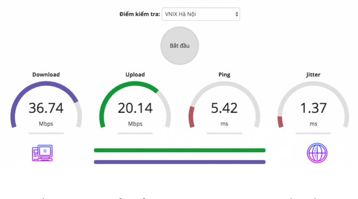 Tốc độ Internet trung bình của Việt Nam: di động 39,44 Mbps, cố định 61,60 Mbps - Ảnh 1.