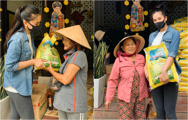 Hứa Vĩ Văn bán tranh, Đại Nghĩa lắp ATM gạo và các sao Việt làm từ thiện trong mùa dịch - Ảnh 6.