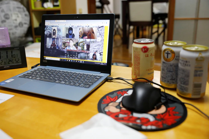 Do phong tỏa, trang nhậu online ở Nhật thành công bất ngờ - Ảnh 2.