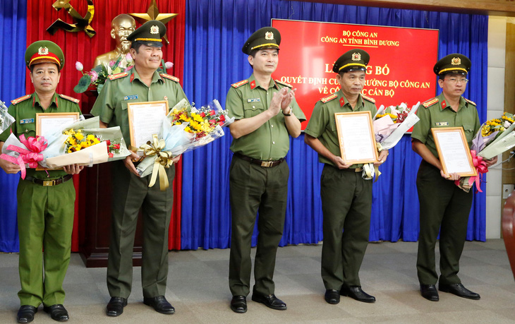 Công an Bình Dương, Bình Thuận: điều chuyển hàng loạt lãnh đạo phòng - Ảnh 2.