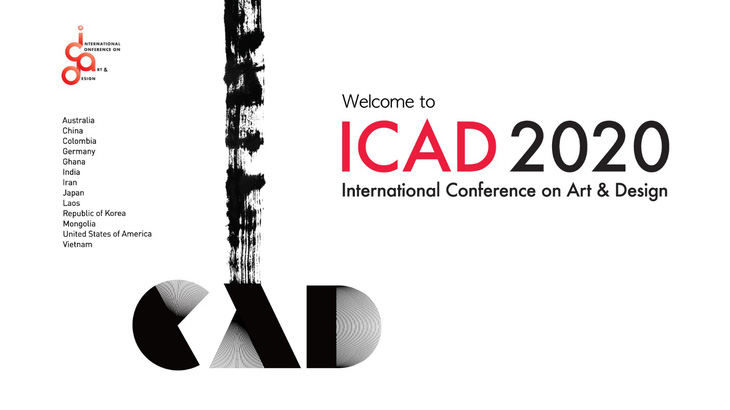 ĐH Văn Lang khai mạc Triển lãm thiết kế mỹ thuật quốc tế ICAD 2020 - Ảnh 1.