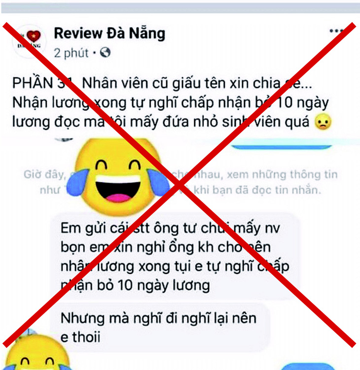 Xử phạt chủ trang bôi xấu quán nhậu ở Đà Nẵng - Ảnh 1.