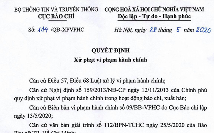 Đình bản 1 tháng báo Phụ Nữ TP.HCM điện tử