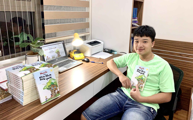 Tác giả nhí Nguyễn Khang Thịnh và Nhật ký của nhóc Alvin siêu quậy - Ảnh 1.