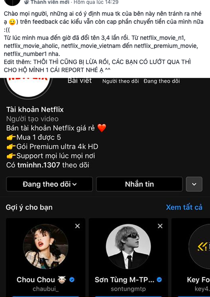 Dùng Netflix, Apple TV, We TV… người dùng phải lường trước những rủi ro - Ảnh 1.