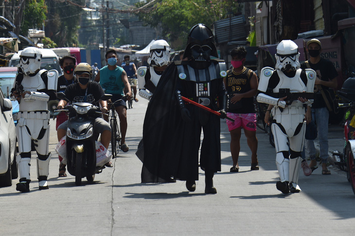 Các nhân vật Star Wars bỗng xuất hiện giúp Philippines chống virus corona - Ảnh 1.