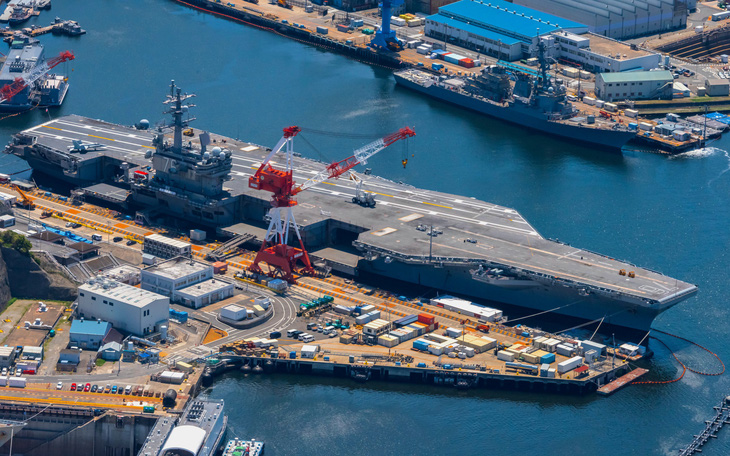 Tàu sân bay USS Ronald Reagan của Mỹ trở lại đại dương
