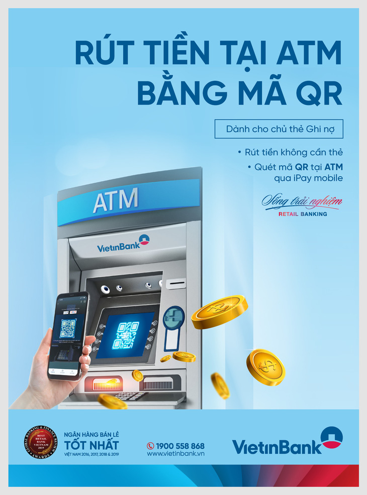 Không cần thẻ, khách hàng VietinBank vẫn được rút tiền trên máy ATM - Ảnh 1.
