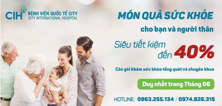 Bệnh viện Quốc Tế City tặng quà sức khỏe, tiết kiệm đến 40% - Ảnh 1.