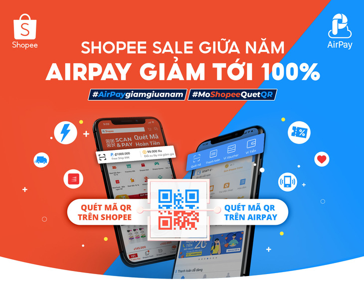 Gói ưu đãi cho người dùng AirPay tại Ngày không tiền mặt 2020 - Ảnh 1.