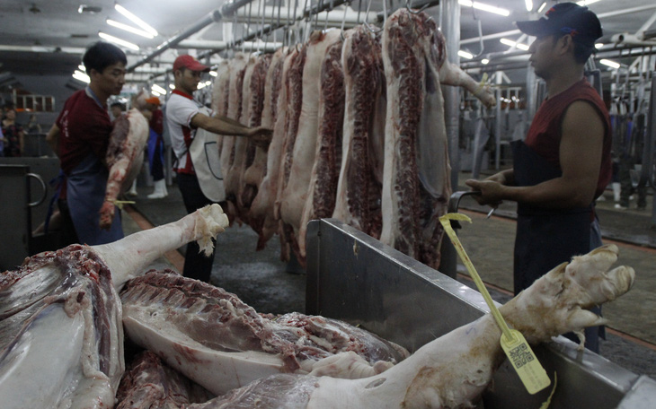 Từ 16-6, giá bán thịt heo bình ổn tăng cao nhất 29.000 đồng/kg