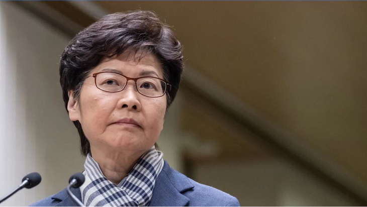 Bà Carrie Lam: ‘Ai phản đối luật an ninh là kẻ thù của dân Hong Kong - Ảnh 1.